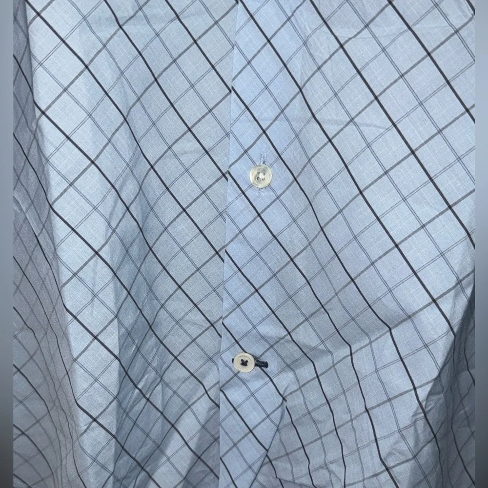 Banana Republic I Men’s I Shirt I Light Blue Windowpane